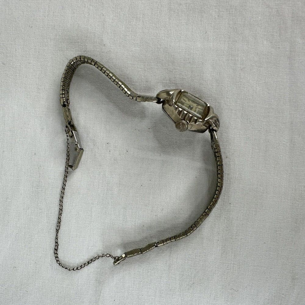 Bulova Women's Vintage Watch, M6, 10k R.G.P. Bezel, Parts/Repair, Stainless Back - Picture 9 of 10